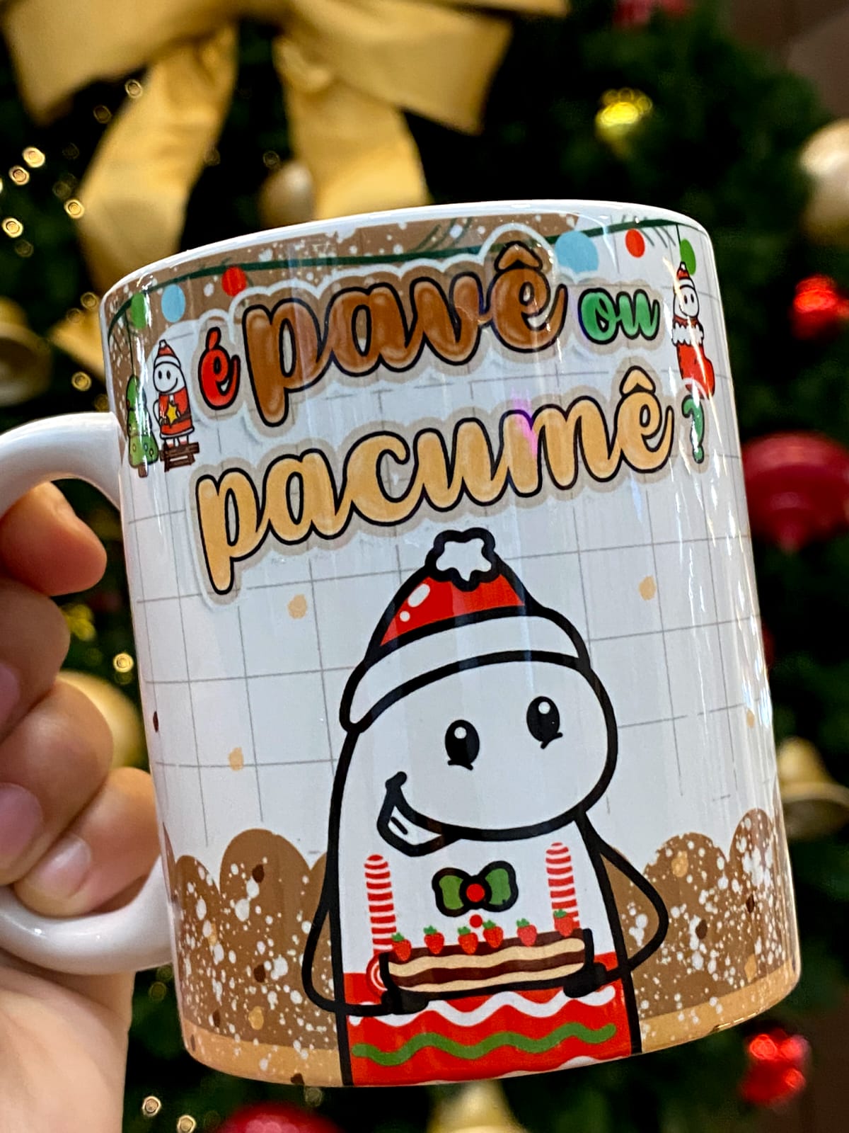 Artes Caneca Flork Natal Memes Bento em Png  12