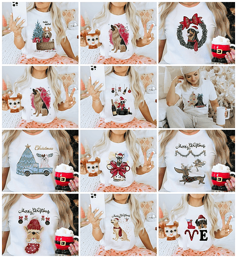 Artes Caneca e Camisa Natal Sublimação em Corel Draw + Jpg 