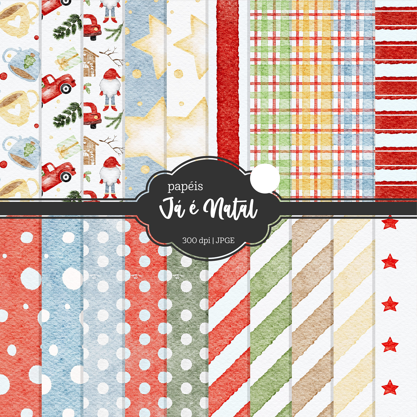 Kit Digital Natal Natalino Papai Noel Arquivos Sem Fundo Png 4