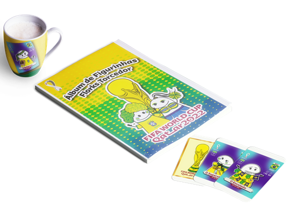 12 Arte Caneca Flork Brasil Torcedor Copa 2022 Arquivos Em Png 4
