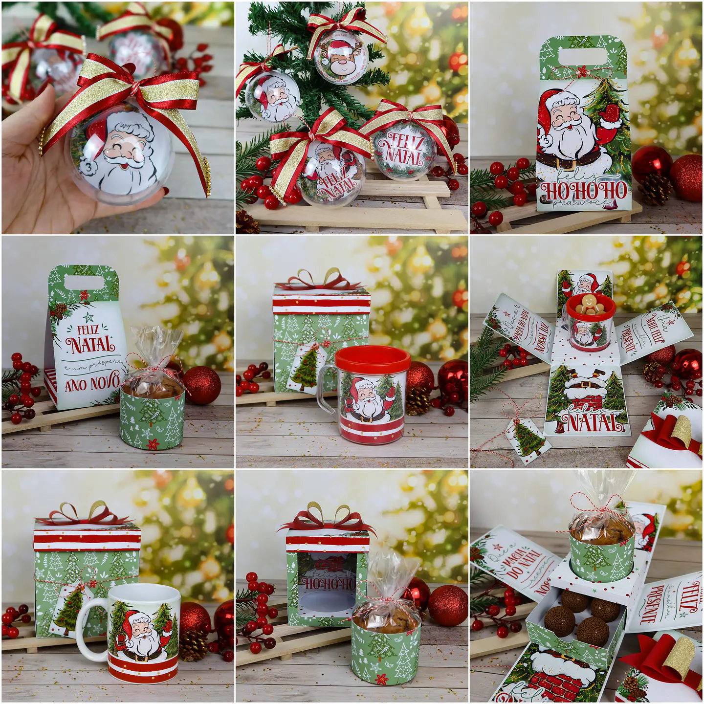 Pack Artes para Sublimação Natal Arquivos de Corte Só um Bolinho 1