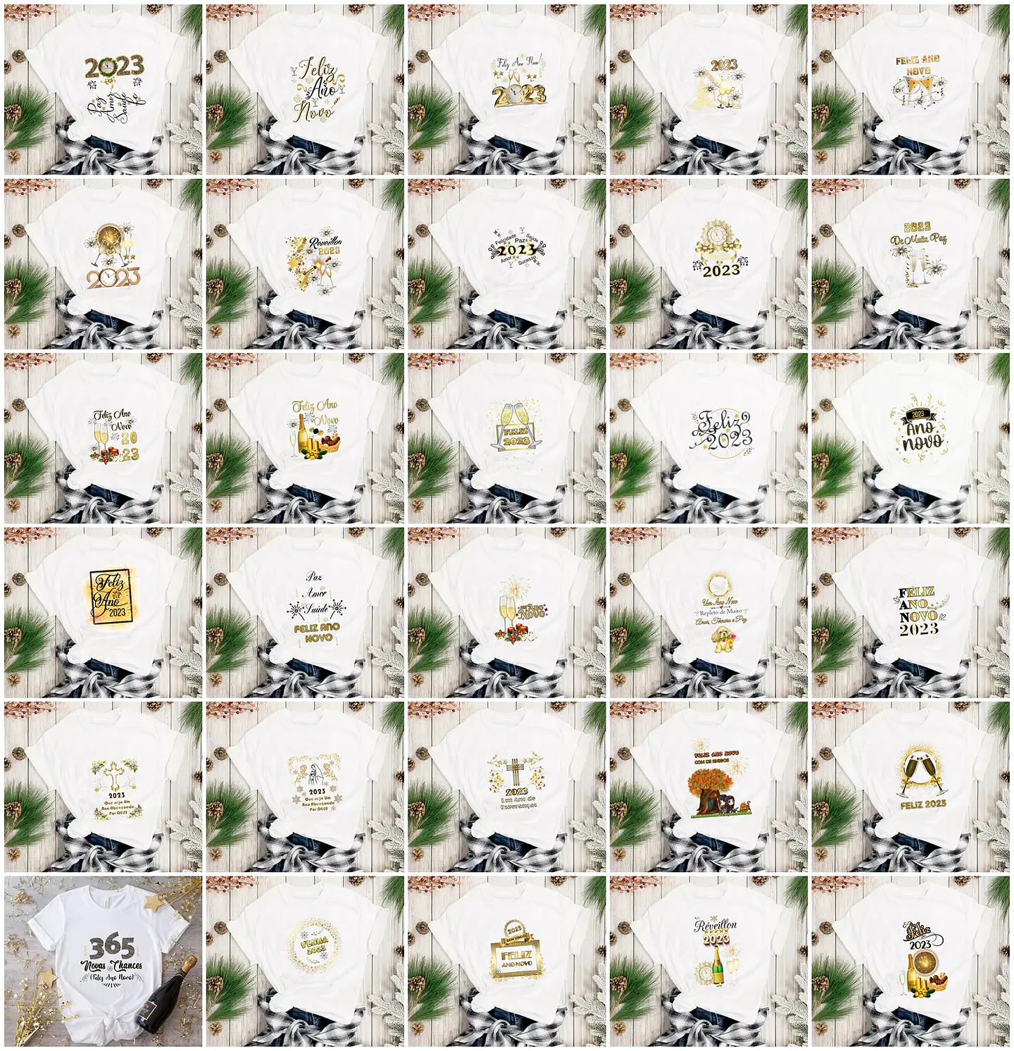 236 Artes Camisa Ano Novo 2023 Sublimação em Corel Draw + Jpg   1