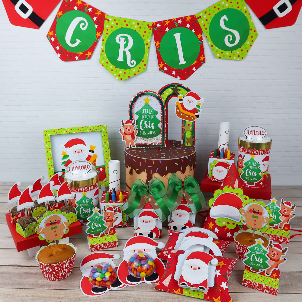 Pack Artes para Sublimação Natal Arquivos de Corte Só um Bolinho 3
