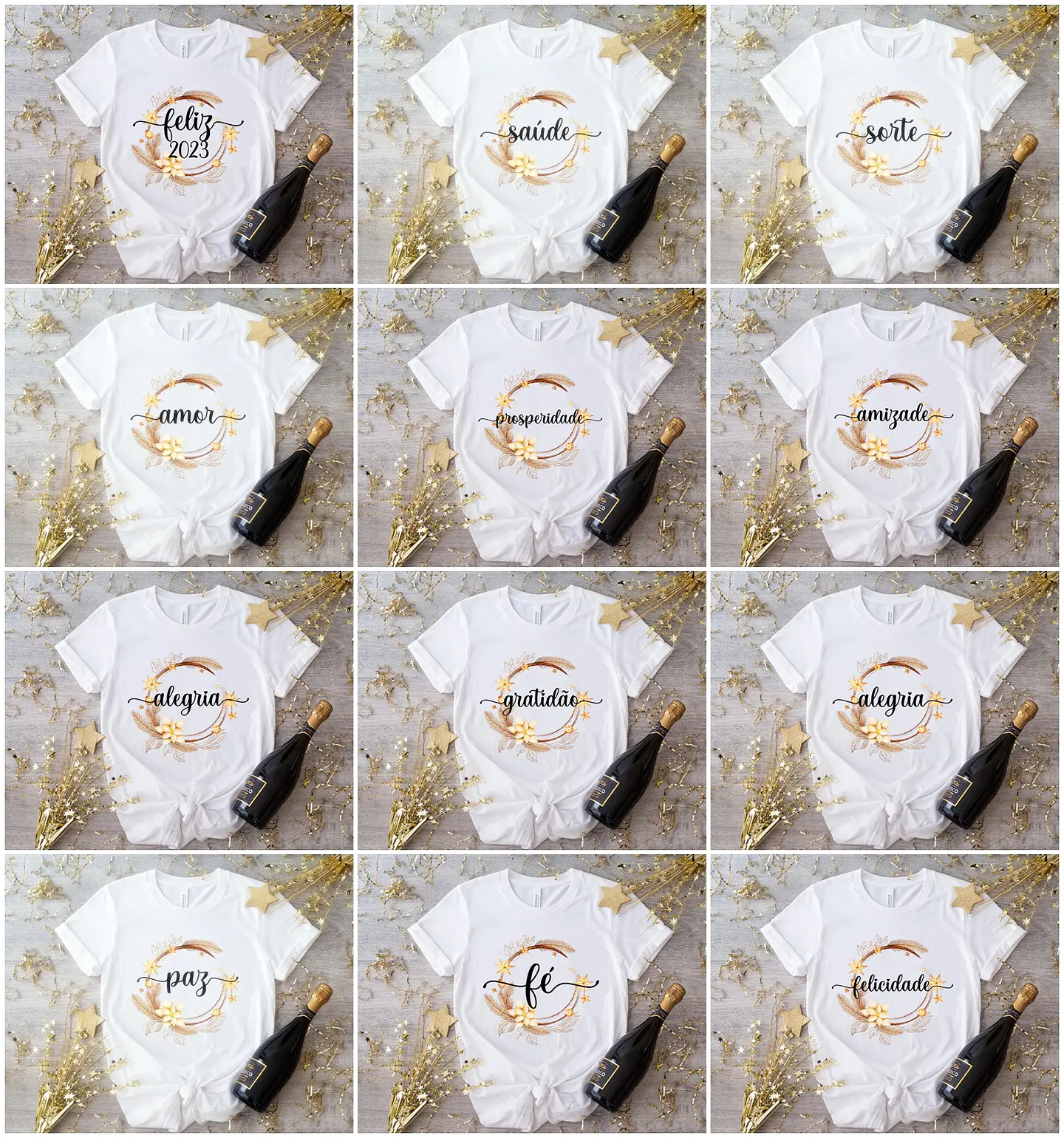 236 Artes Camisa Ano Novo 2023 Sublimação em Corel Draw + Jpg   3