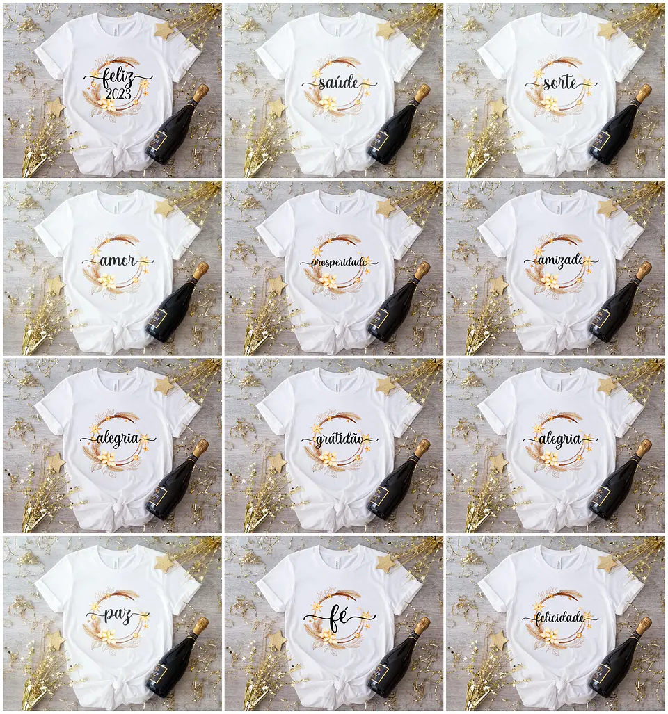236 Artes Camisa Ano Novo 2023 Sublimação em Corel Draw + Jpg   3