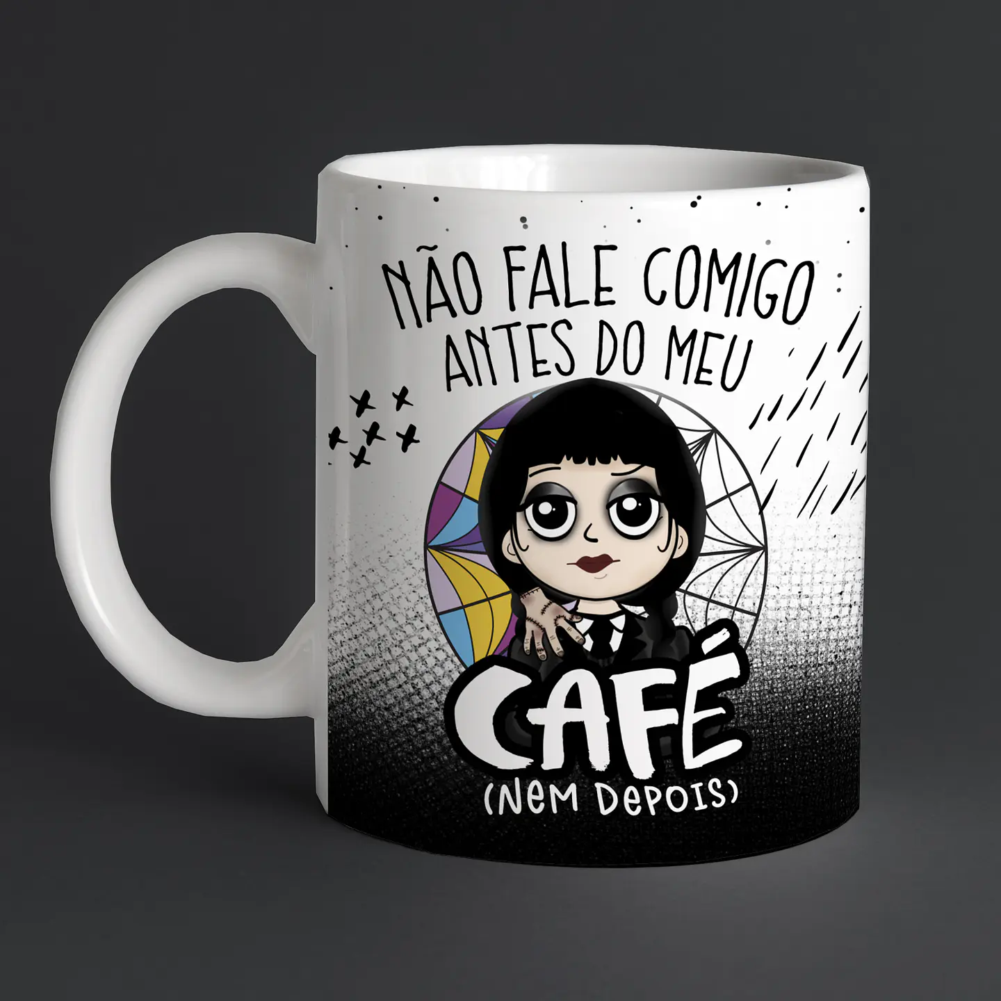 32 Artes Caneca e Camisa Wandinha Jenna Ortega em Corel Draw + Jpg  3
