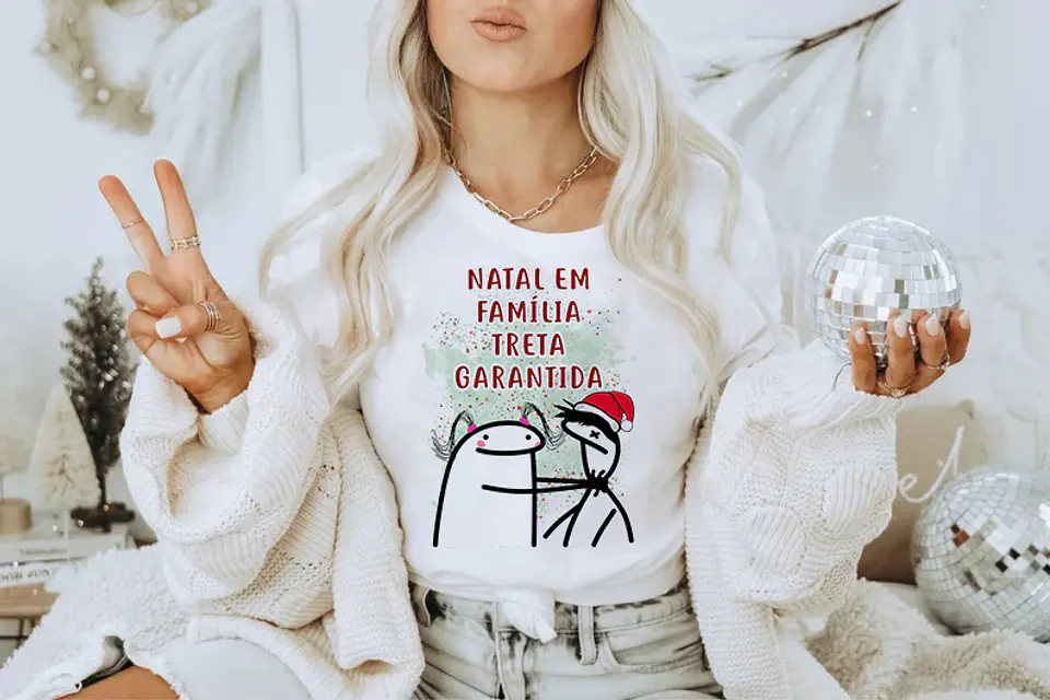 10 Artes Camisa Florkinas Natalina Memes Bento em Corel Draw 1