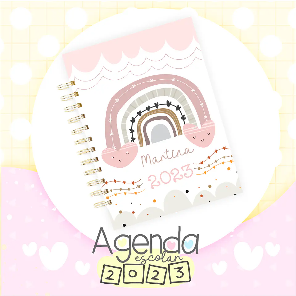 Artes para Capas Agendas Escolares em Jpg 5