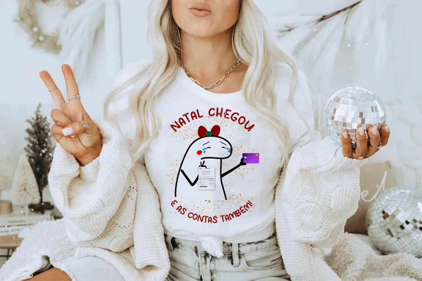 10 Artes Camisa Florkinas Natalina Memes Bento em Corel Draw 2