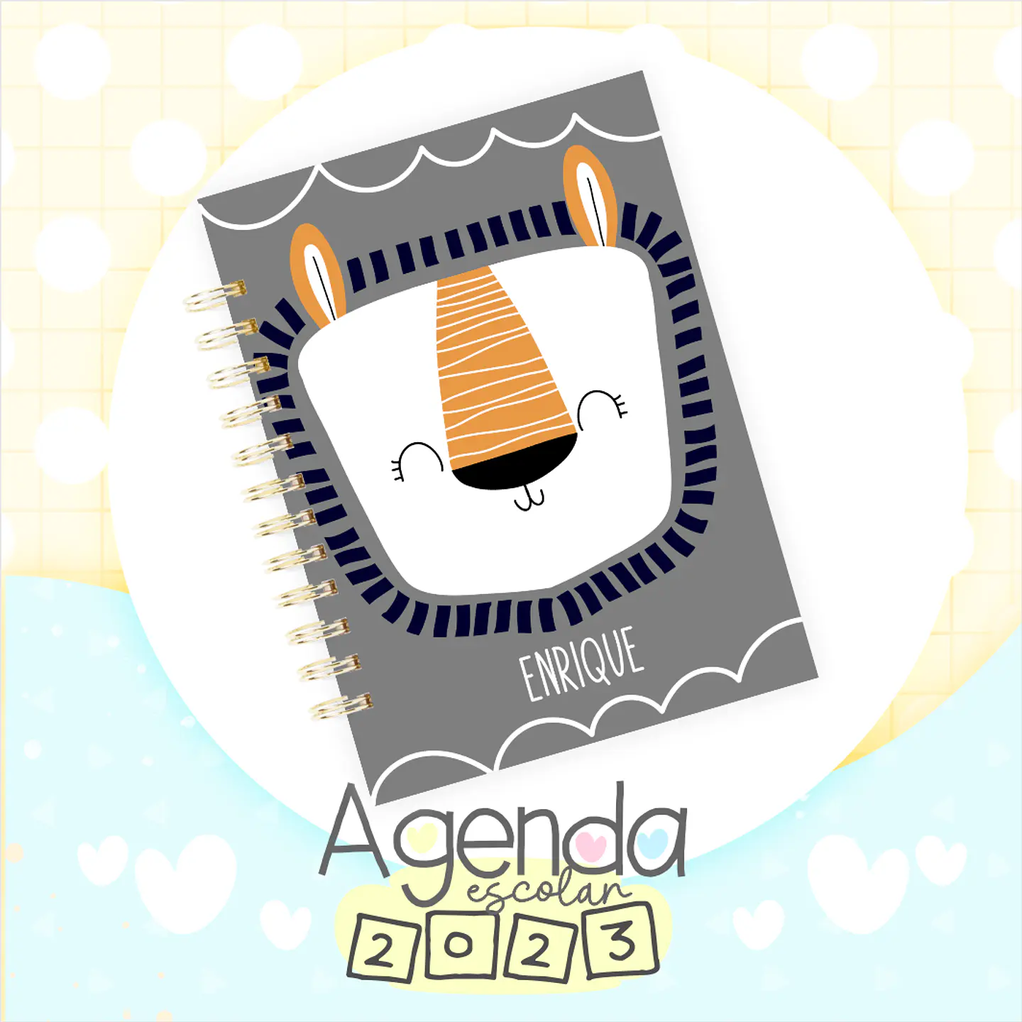 Artes para Capas Agendas Escolares em Jpg 6