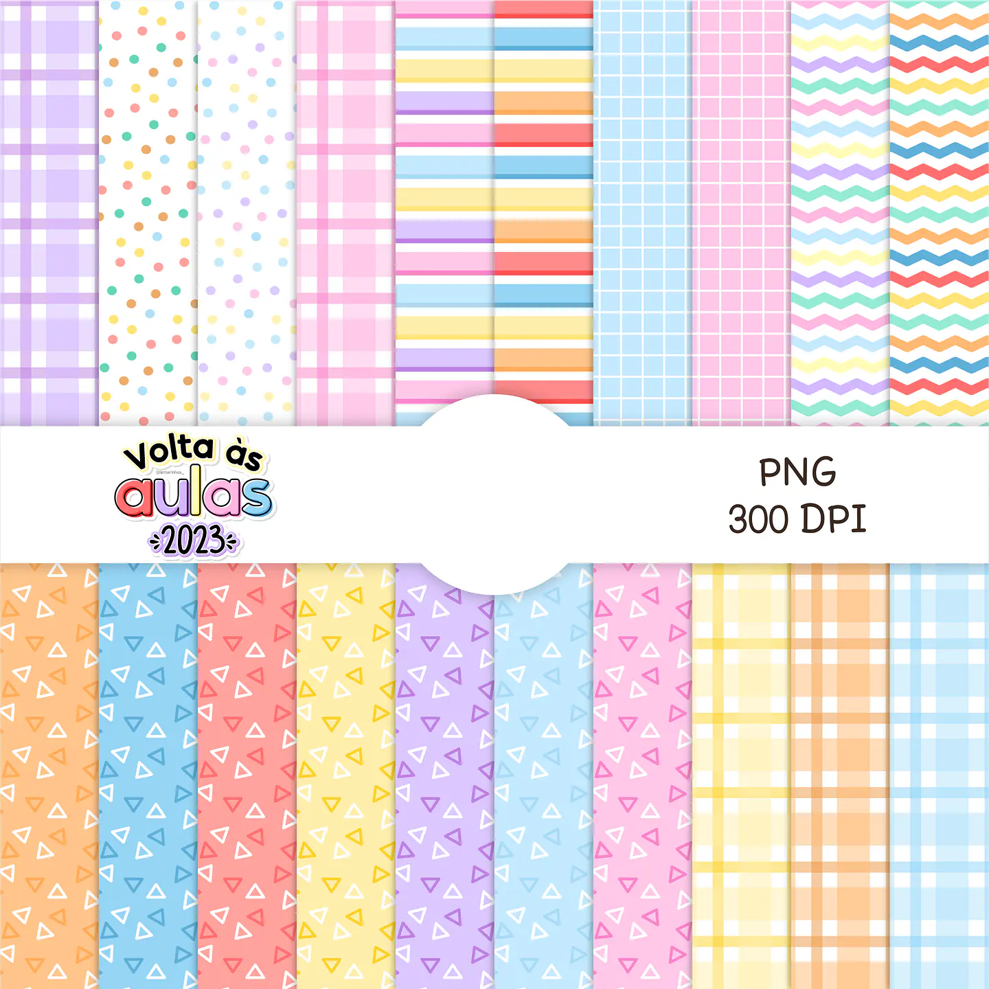 Kit Digital Volta as Aulas Encadernação Etiquetas 2023  8