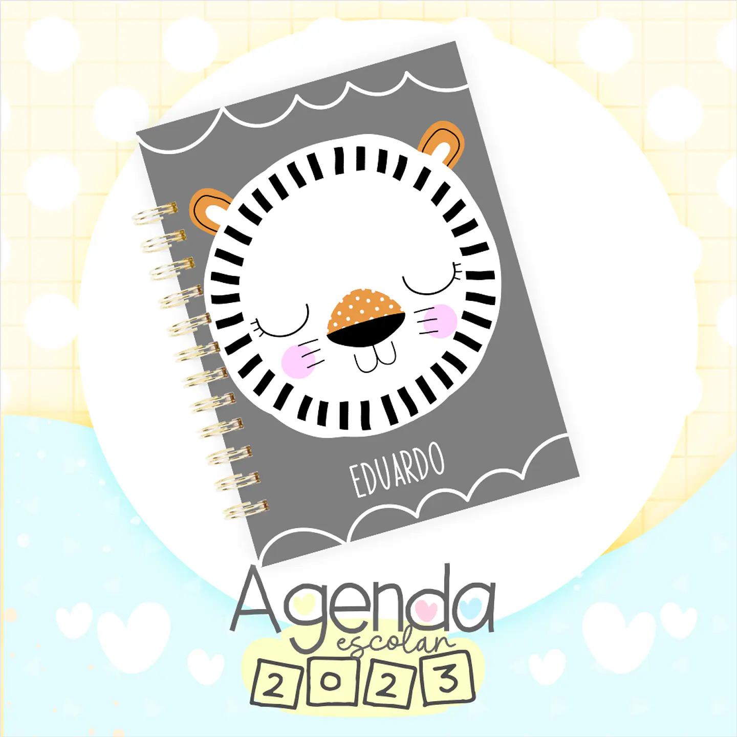 Artes para Capas Agendas Escolares em Jpg 8