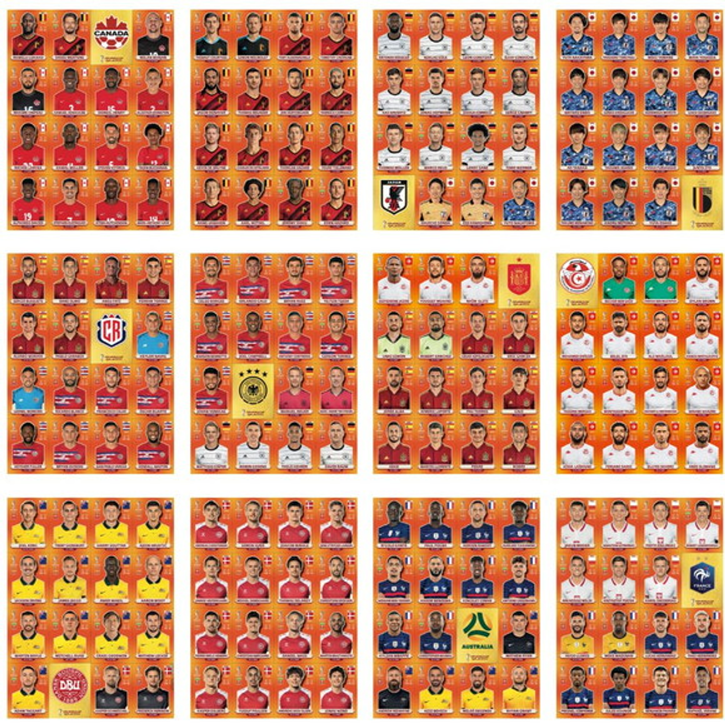 Figurinhas da Copa em PDF - Todas Figurinhas para Imprimir 10