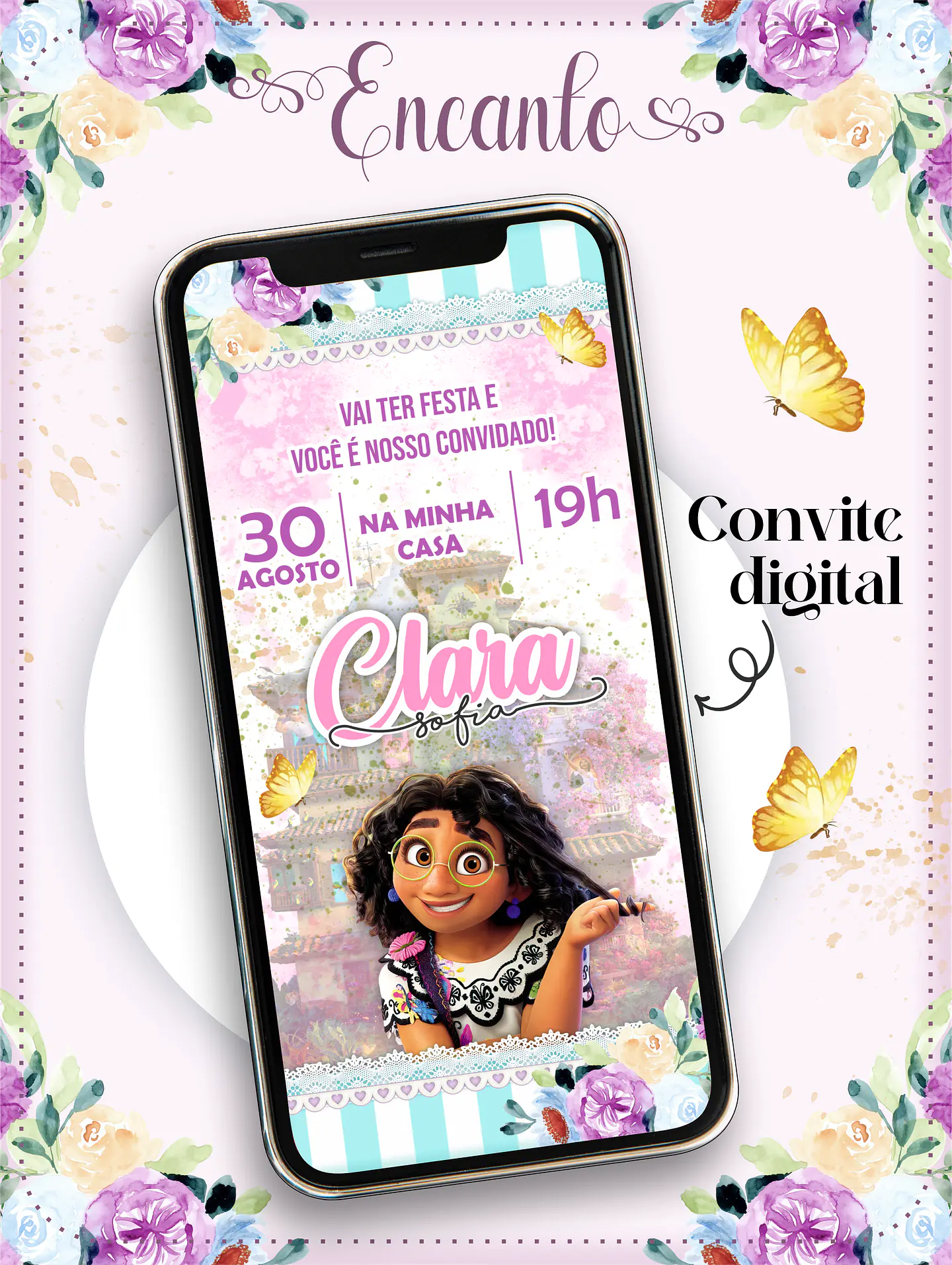 10 Artes Convites Infantil em Corel Draw 3