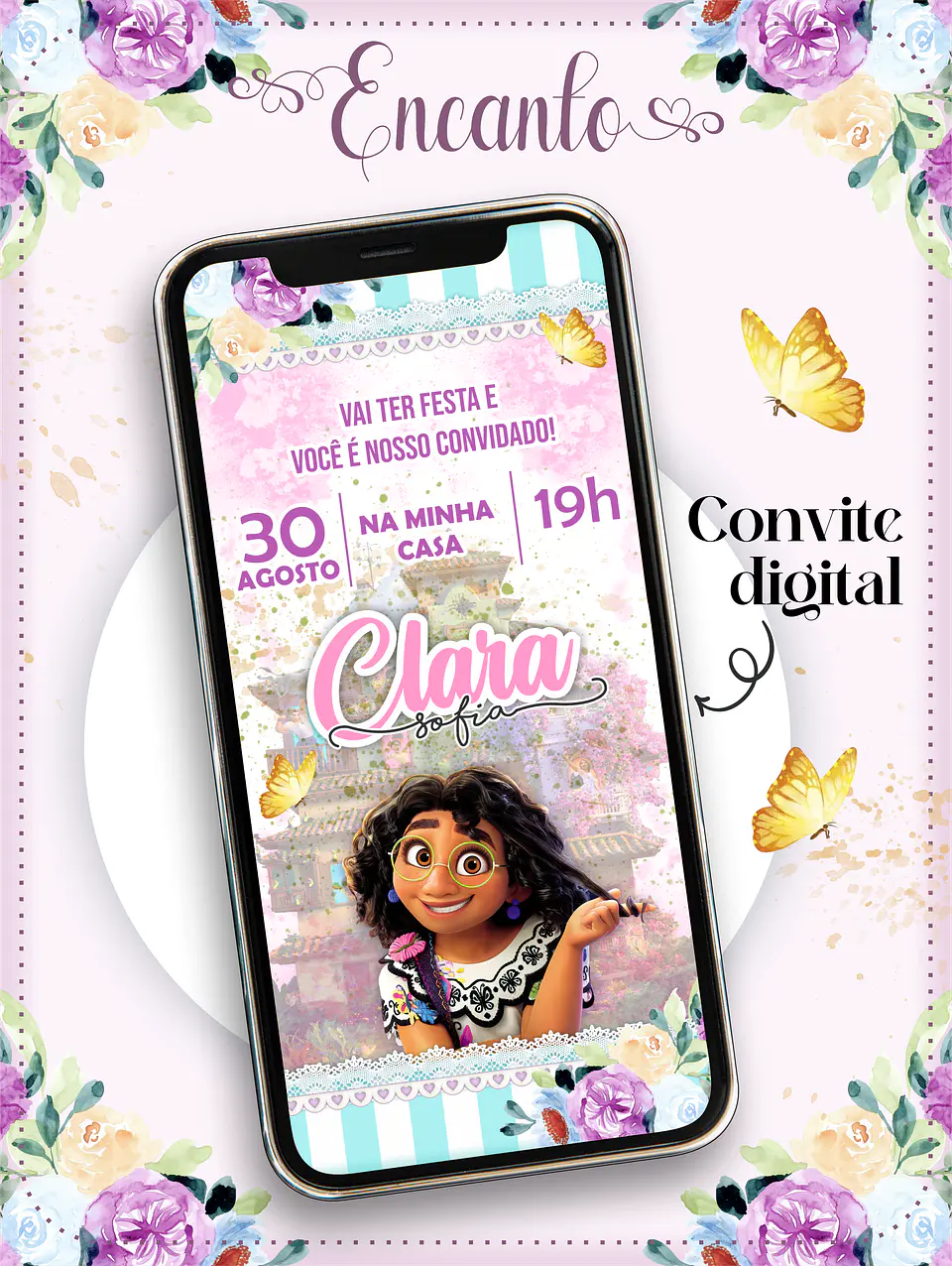 10 Artes Convites Infantil em Corel Draw 3