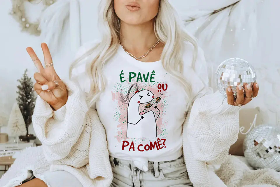 10 Artes Camisa Florkinas Natalina Memes Bento em Corel Draw 9