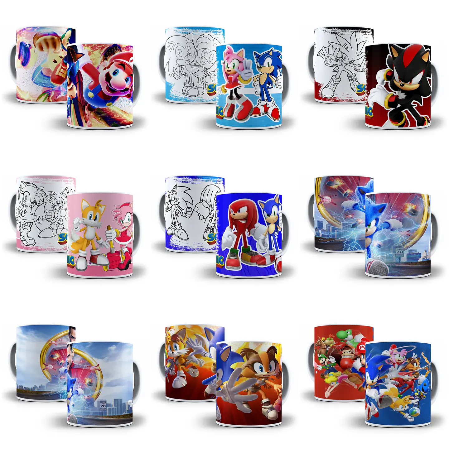 61 Artes Caneca Sonic em Jpg 3