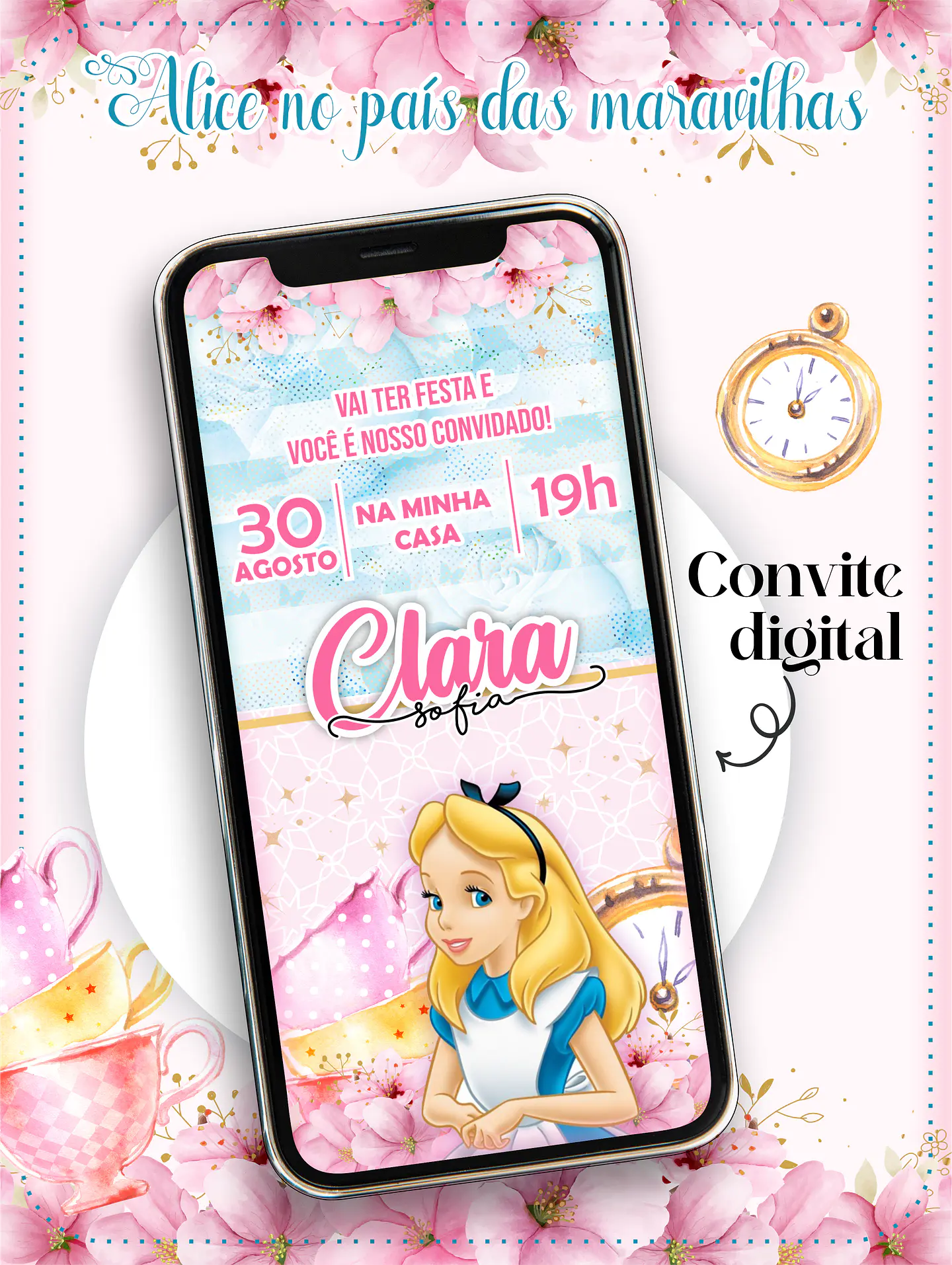 10 Artes Convites Infantil em Corel Draw 6