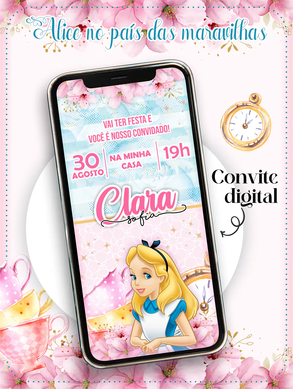 10 Artes Convites Infantil em Corel Draw 6