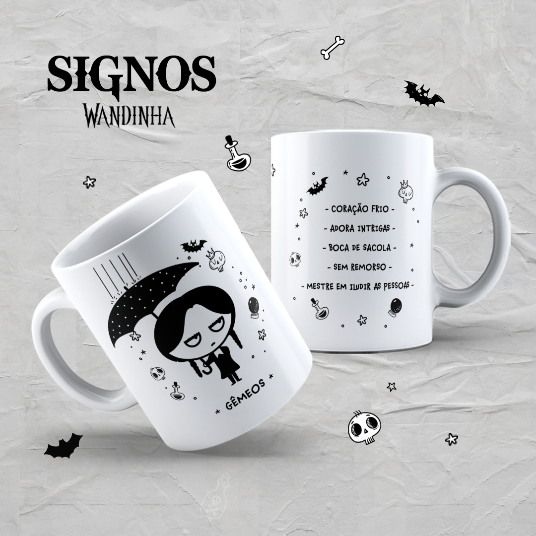24 Artes Caneca Signos Wandinha Jenna Ortega em Jpg 8