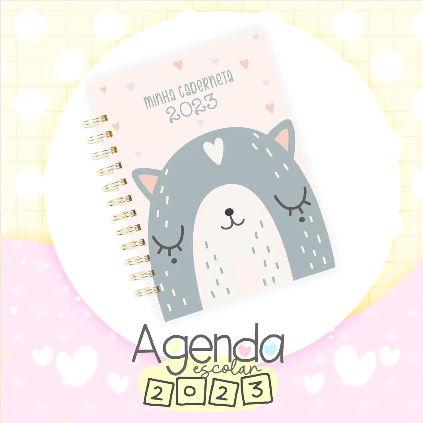 Artes para Capas Agendas Escolares em Jpg 17