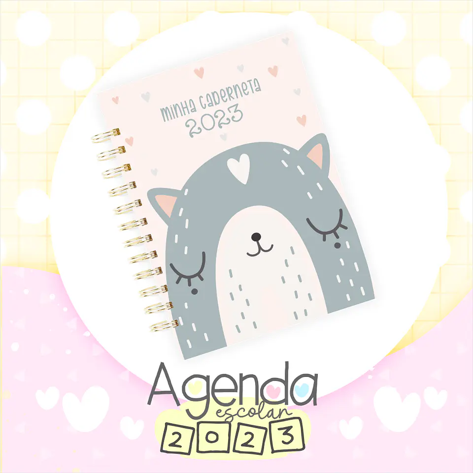 Artes para Capas Agendas Escolares em Jpg 17