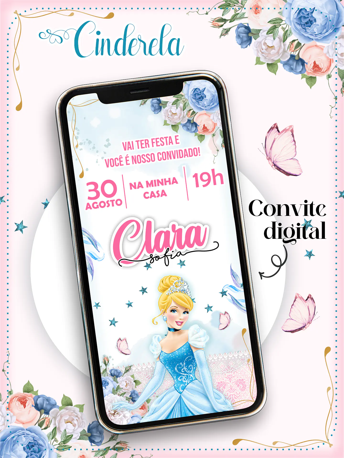 10 Artes Convites Infantil em Corel Draw 7