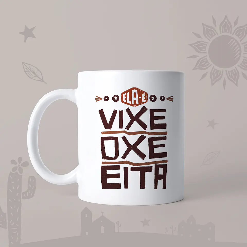 Artes para Caneca Mulheres Xilogravura em Jpg 2