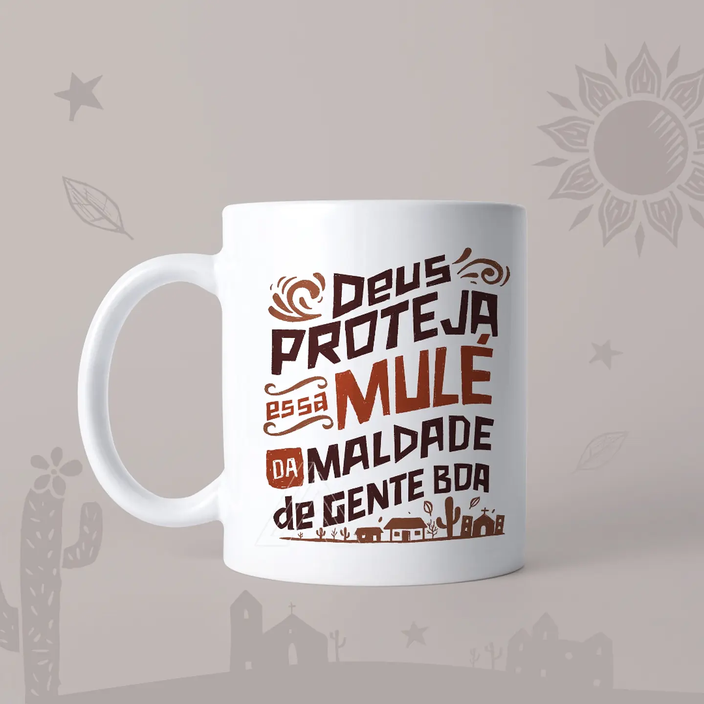 Artes para Caneca Mulheres Xilogravura em Jpg 1