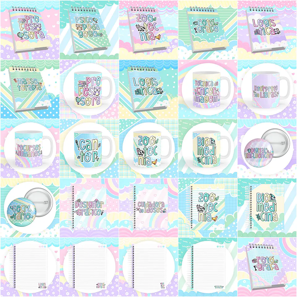 Kit Digital Profissões Parte 2 em Png 5