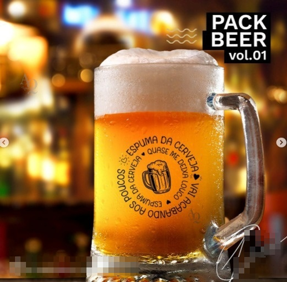 Pacote Artes para Drink Beer em Png 7