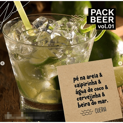 Pacote Artes para Drink Beer em Png