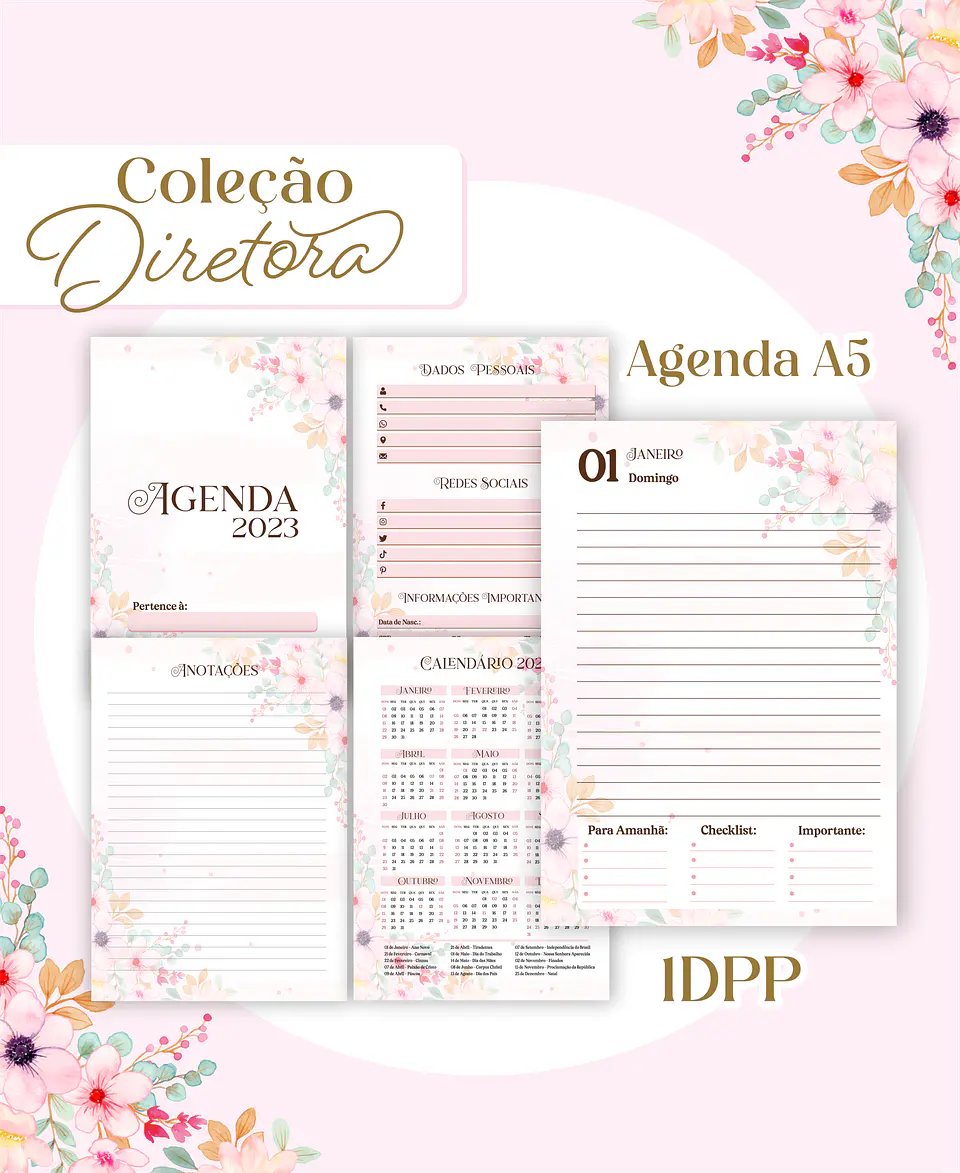 Arquivo Agenda Caneca Completo Diretora Escola 2023  10