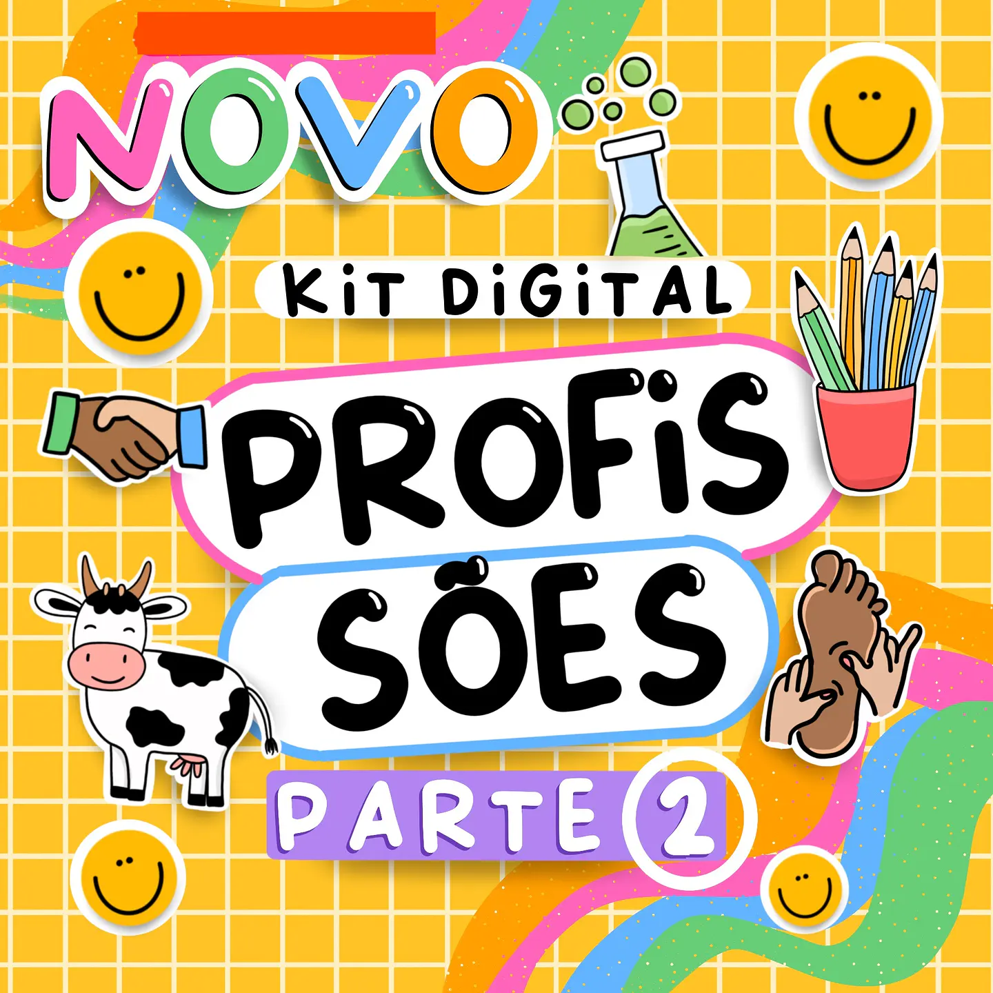 Kit Digital Profissões Completo Parte 2 em Png 1