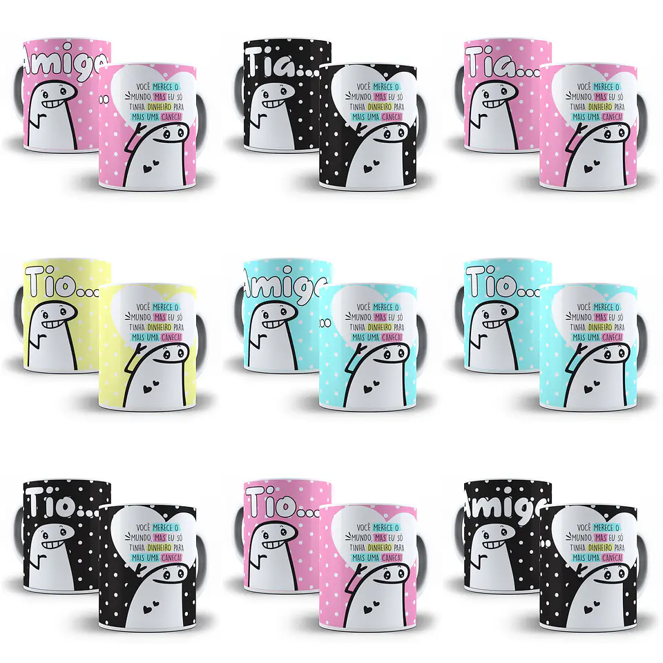 112 Artes Caneca Flork Familia Em Corel Draw + Jpg  2