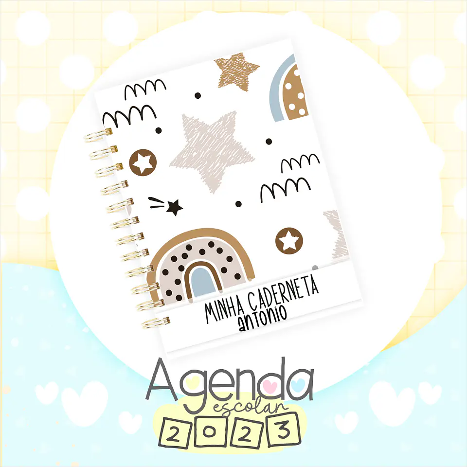 Artes para Capas Agendas Escolares em Jpg 27