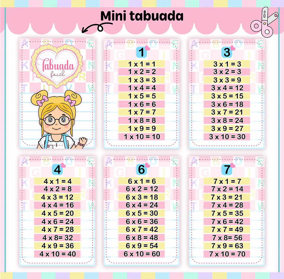 Kit Escolar Caderno Aluninhas 2023 em Pdf e Png 7