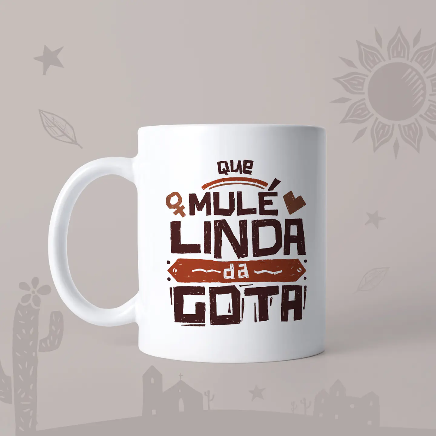 Artes para Caneca Mulheres Xilogravura em Jpg 11