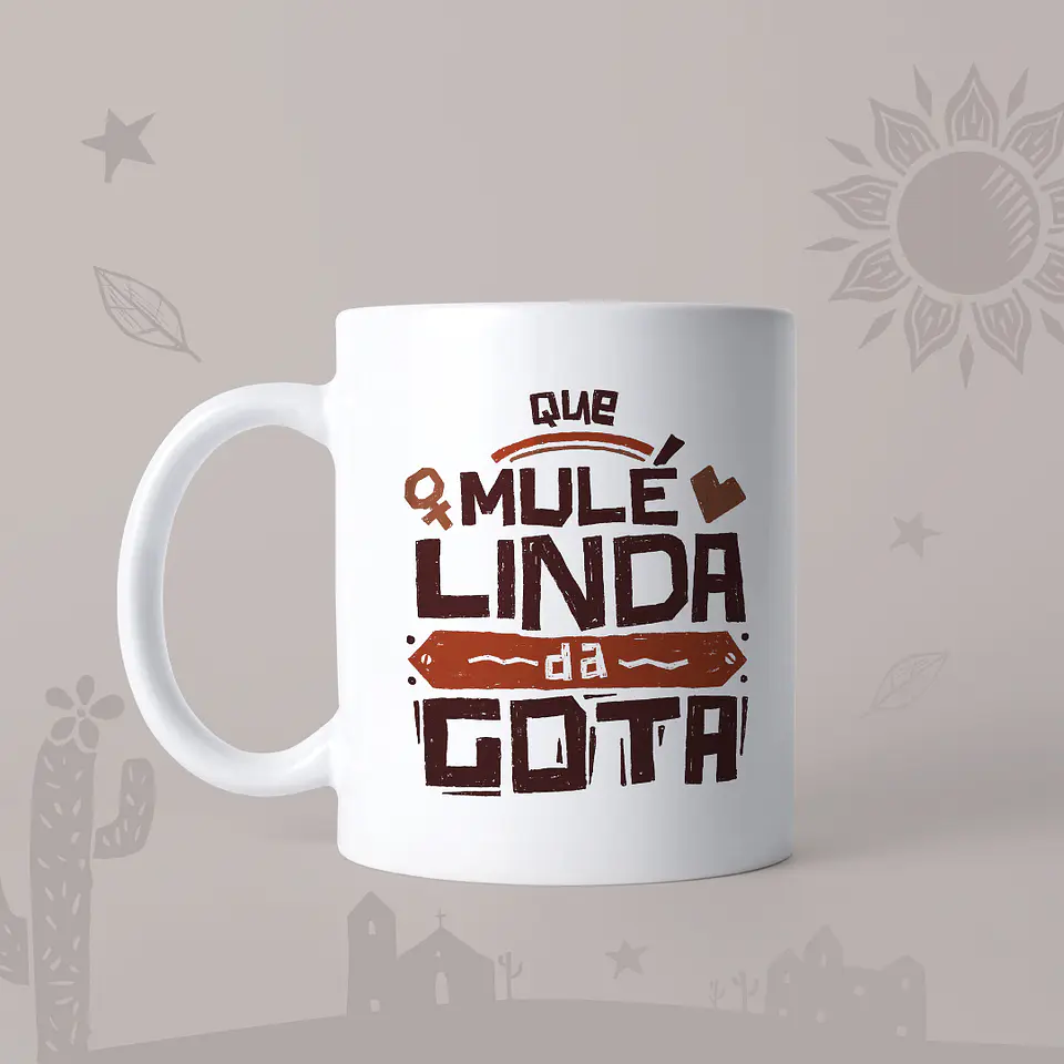 Artes para Caneca Mulheres Xilogravura em Jpg 11