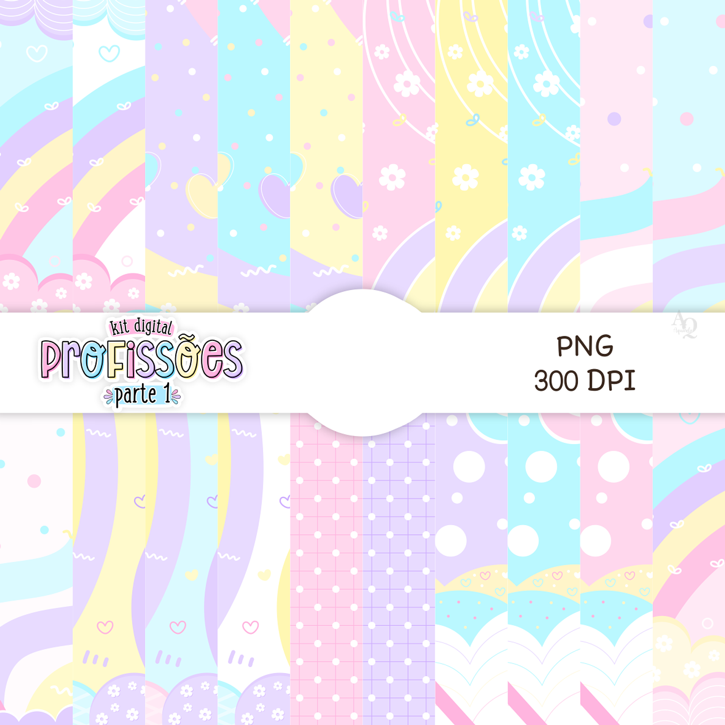 Kit Digital Profissões Parte 1 em Png  4