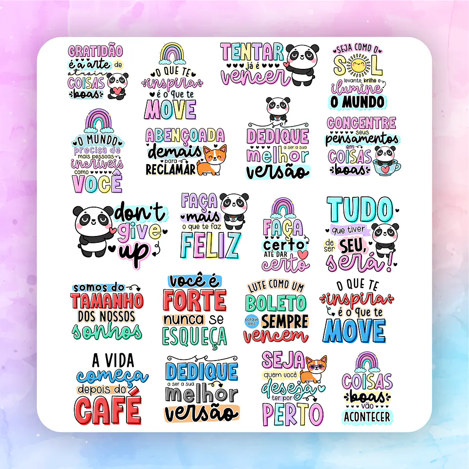 Kit Digital Amorzinhos Completo em Png 4