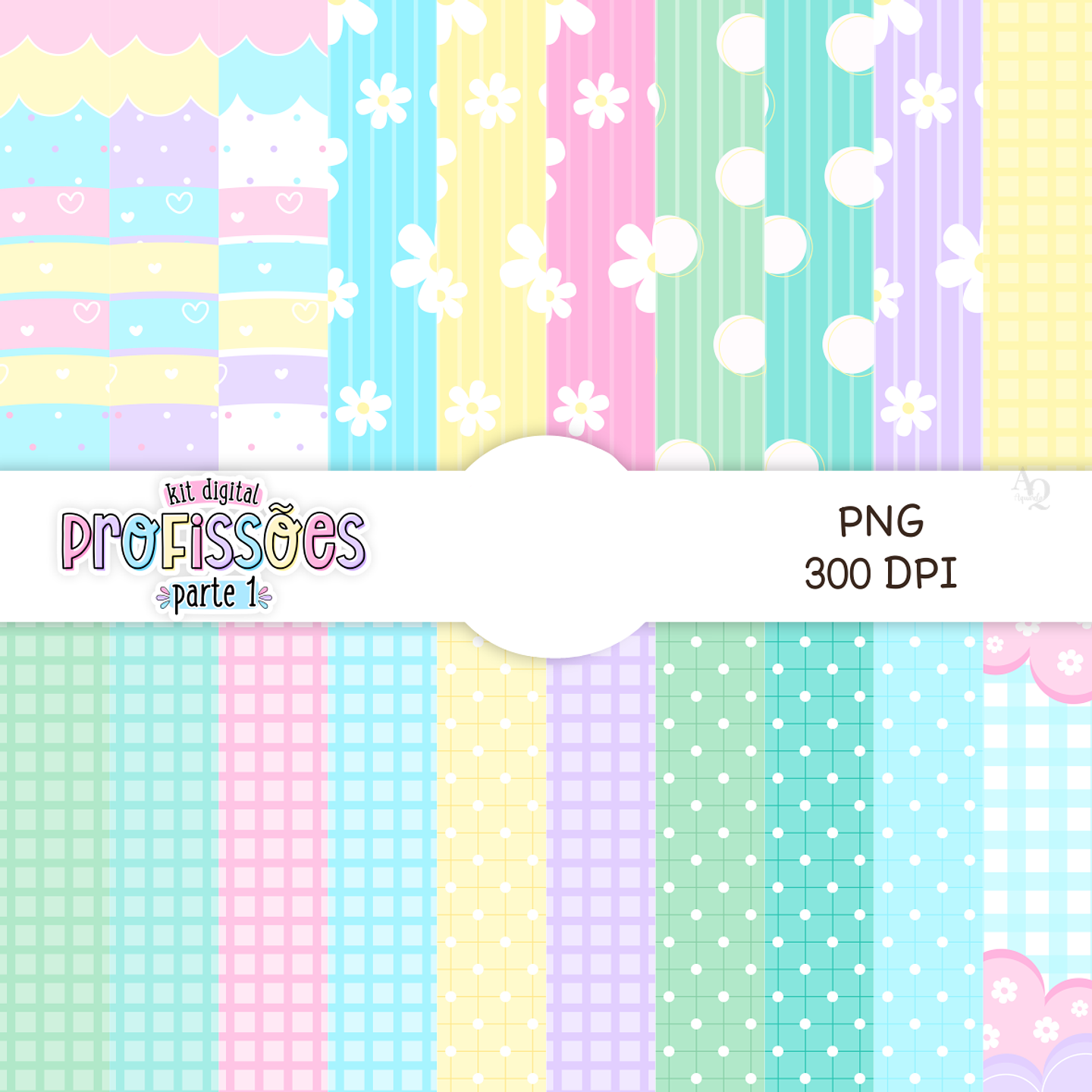 Kit Digital Profissões Parte 1 em Png  6