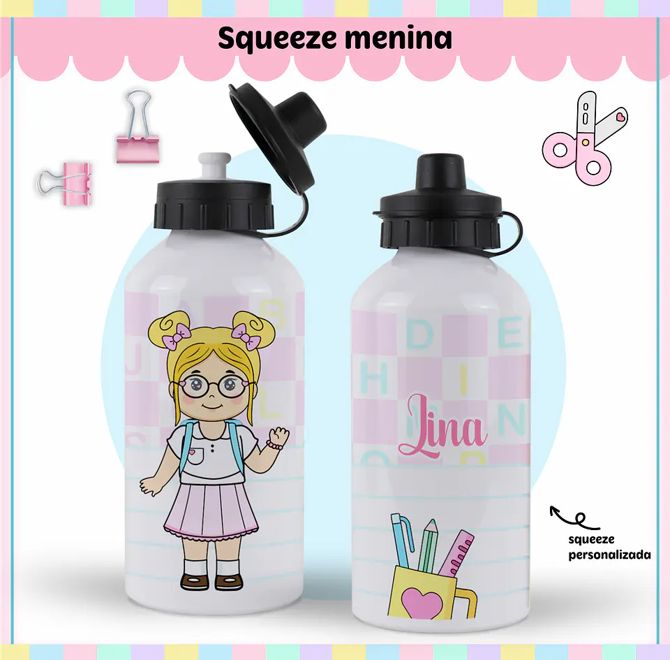 Kit Escolar Caderno Aluninhas 2023 em Pdf e Png 10