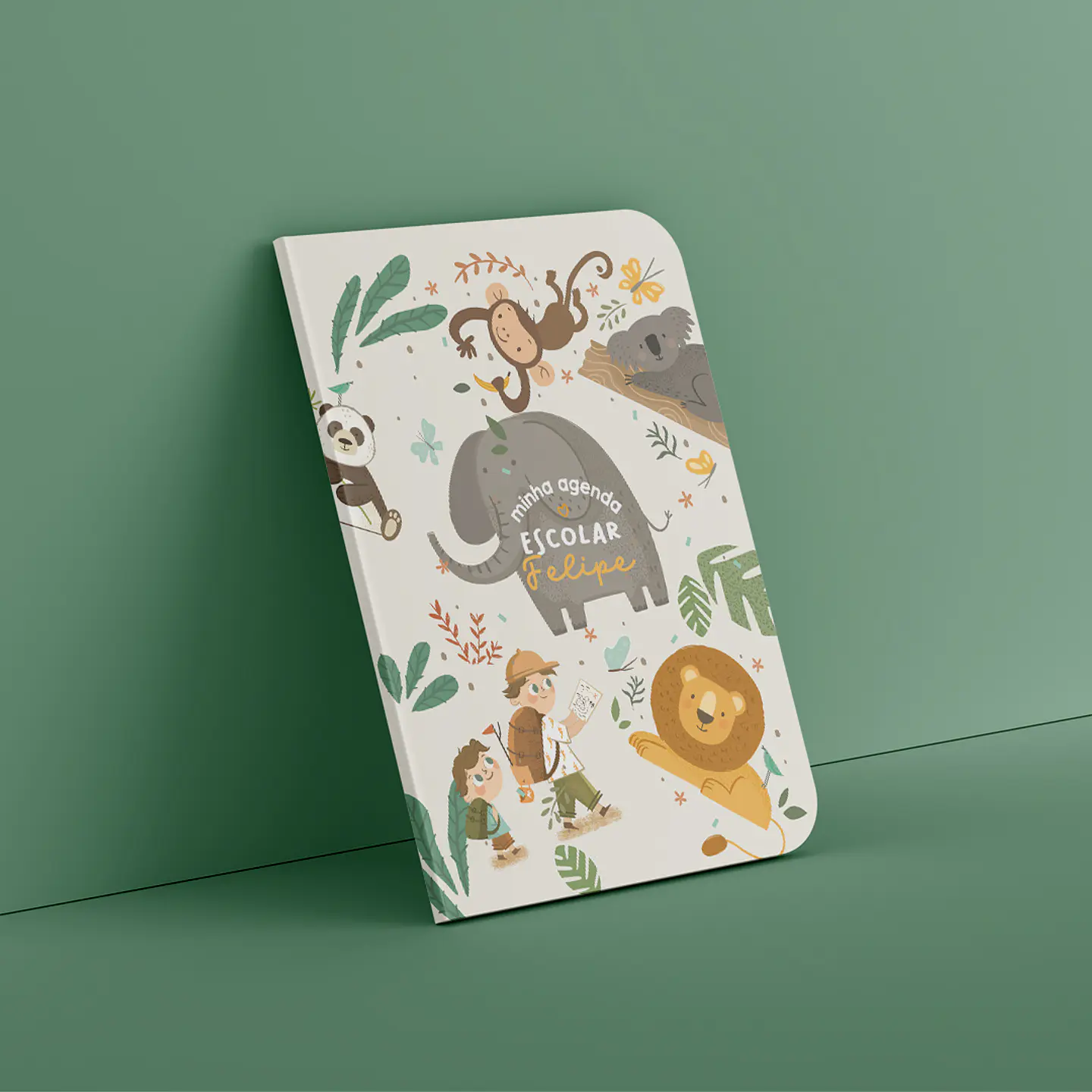 Arte para Capa Agendas Escolares em Jpg + Pdf 2