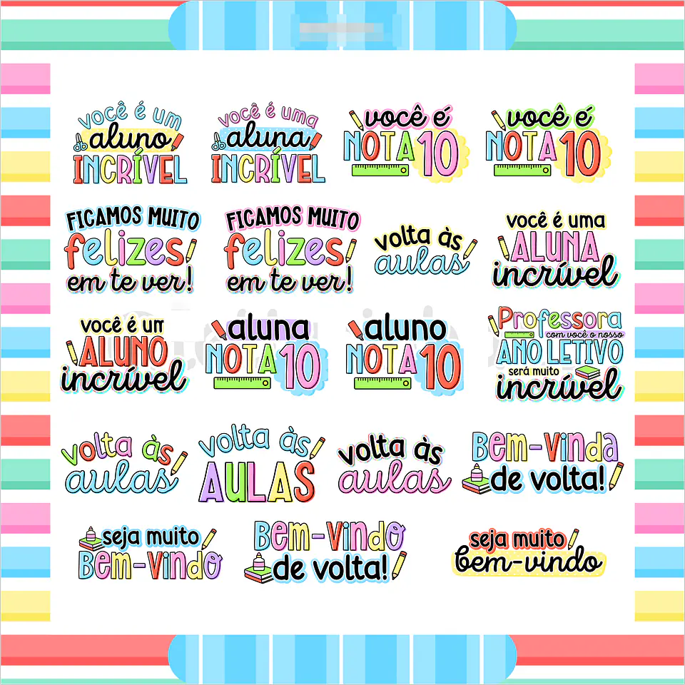 Kit Digital Mimos Escolares Pronto para Imprimir 3