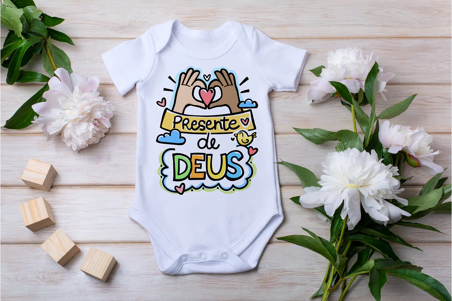 Arquivo Coleção Vestuário Infantil Frases em Png 2