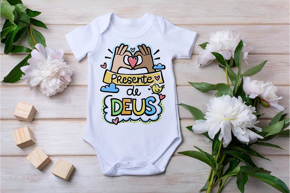 Arquivo Coleção Vestuário Infantil Frases em Png 2