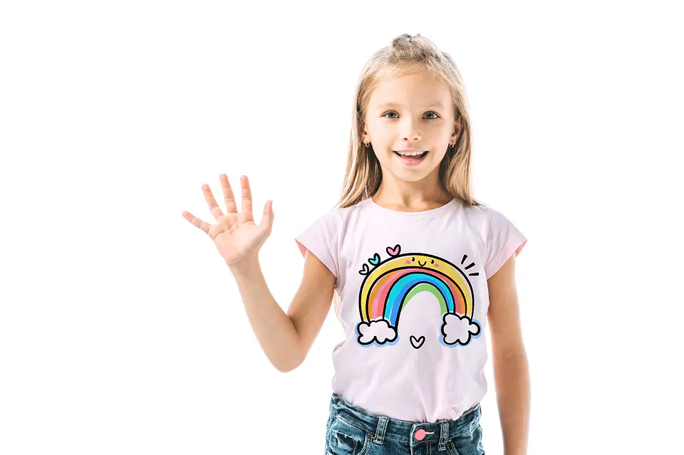 Arquivo Coleção Vestuário Infantil Frases em Png 4