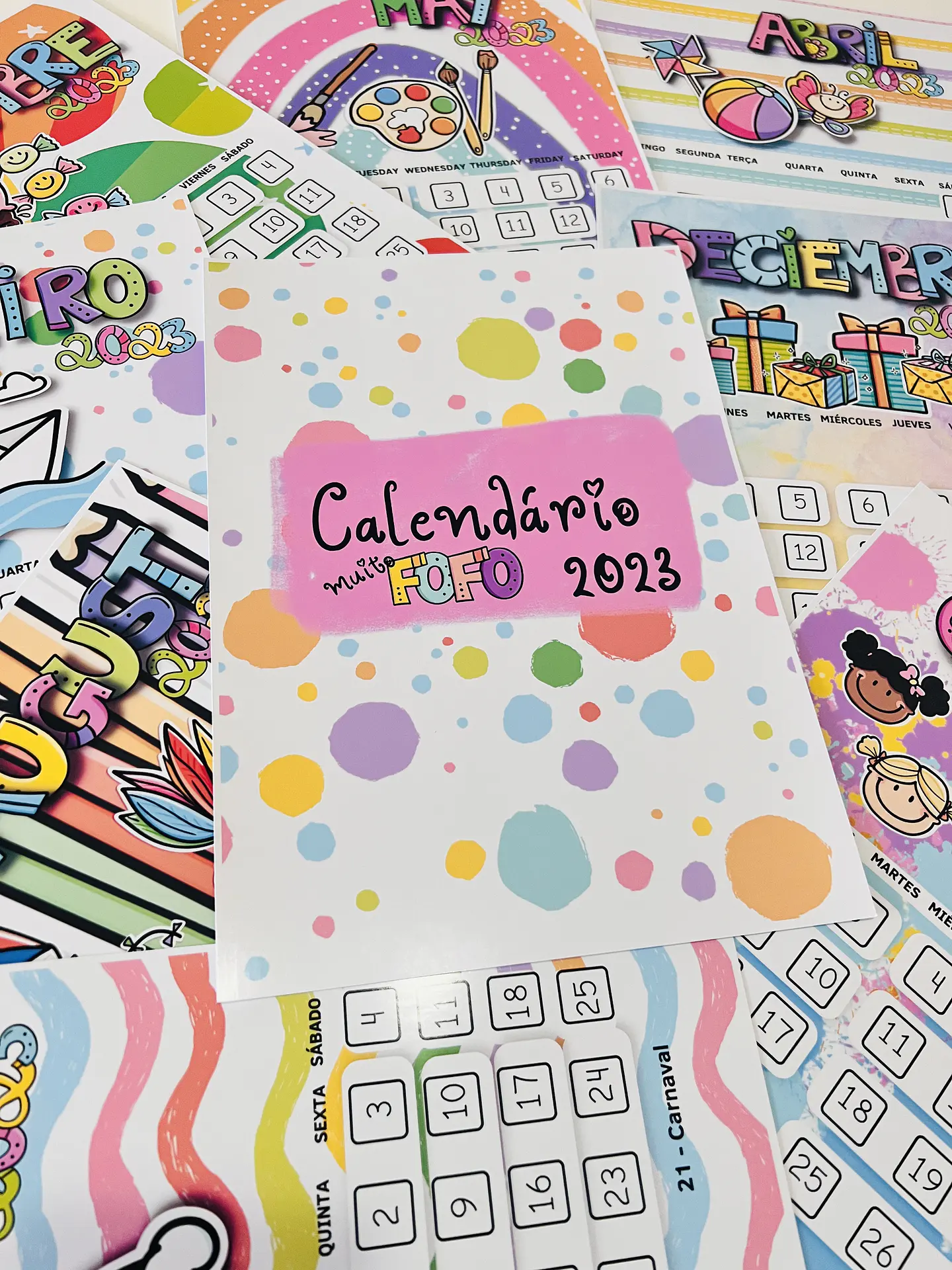 Arquivo Atividade Calendário Infantil em Pdf 3
