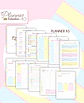 Arquivo Planner de Estudos Feminino e Masculino em Pdf - Thumbnail 2